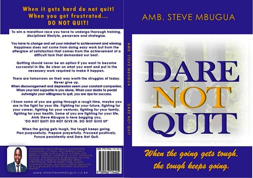 DARE NOT QUIT BOOK
