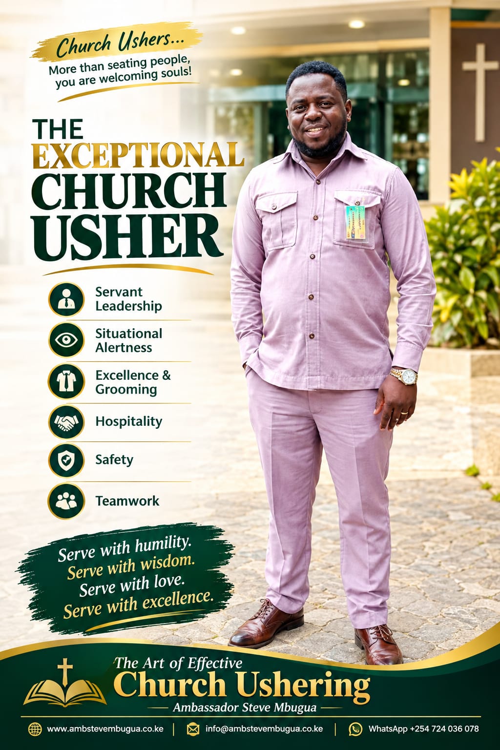 THE EXCEPTIONAL CHURCH USHER: SERVING WITH EXCELLENCE, GRACE AND PURPOSE